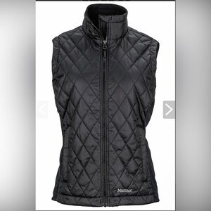 Marmot Kitzbuhel Black Quilted Vest NWOT XL